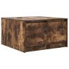 Coffee Table with Drawers - Smoked Oak | Hipomarket