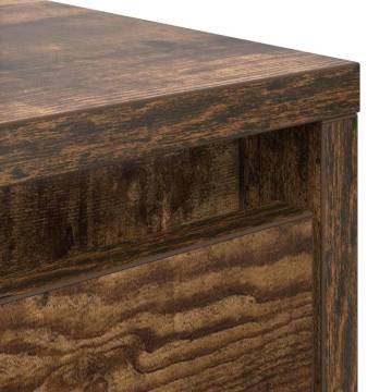 Coffee Table with Drawers - Smoked Oak | Hipomarket