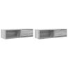 TV Cabinets 2 pcs Grey Sonoma - Stylish & Functional Storage