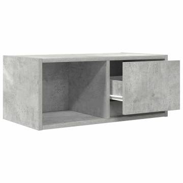 Stylish Concrete Grey TV Cabinets - Set of 2 | HipoMarket