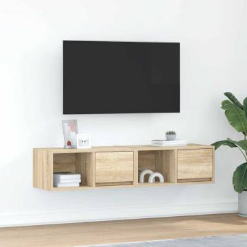 TV Cabinets 2 pcs Sonoma Oak - Stylish & Functional Storage