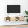 TV Cabinets 2 pcs Sonoma Oak - Stylish & Functional Storage