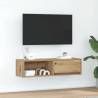  TV Cabinet Artisan Oak 100x31x25.5 cm Engineered Wood Colour artisan oak Quantity in Package 1 Width 100 cm 