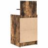 Stylish Smoked Oak Bedside Cabinets with 2 Drawers - 2 pcs