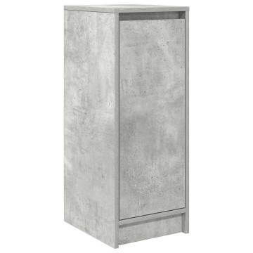 Shoe Cabinet Concrete Grey 29.5x34x76 cm - Hipomarket