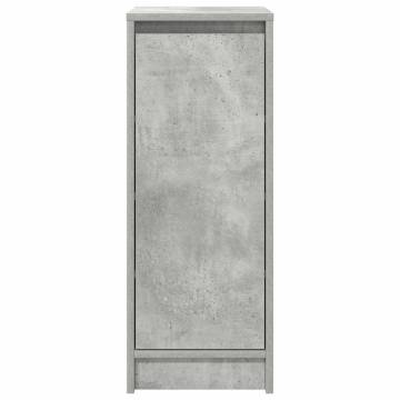 Shoe Cabinet Concrete Grey 29.5x34x76 cm - Hipomarket