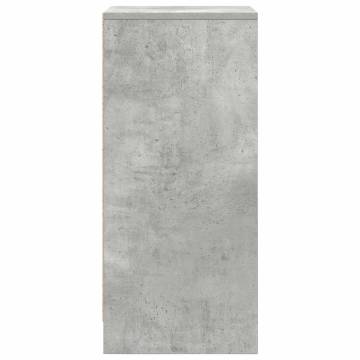 Shoe Cabinet Concrete Grey 29.5x34x76 cm - Hipomarket