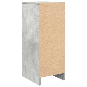 Shoe Cabinet Concrete Grey 29.5x34x76 cm - Hipomarket