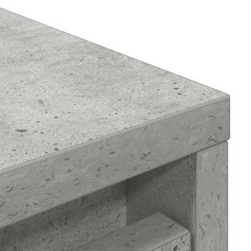 Shoe Cabinet Concrete Grey 29.5x34x76 cm - Hipomarket