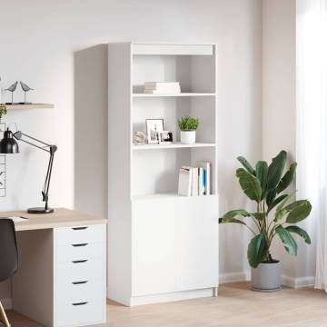 Highboard White 70x35x180 cm - Stylish & Practical Storage