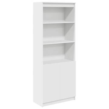 Highboard White 70x35x180 cm - Stylish & Practical Storage