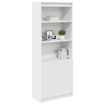 Highboard White 70x35x180 cm - Stylish & Practical Storage