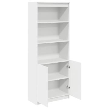 Highboard White 70x35x180 cm - Stylish & Practical Storage