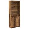 Elegant Highboard Old Wood - 70x35x180 cm | HipoMarket