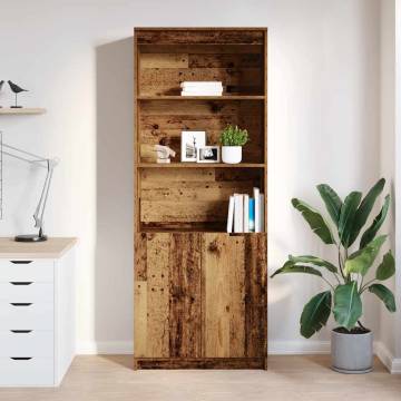 Elegant Highboard Old Wood - 70x35x180 cm | HipoMarket