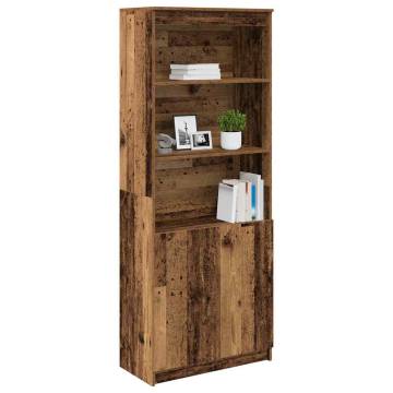 Elegant Highboard Old Wood - 70x35x180 cm | HipoMarket