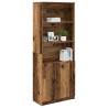 Elegant Highboard Old Wood - 70x35x180 cm | HipoMarket