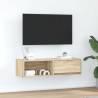  TV Cabinet Sonoma Oak 100x31x25.5 cm Engineered Wood Colour sonoma oak Quantity in Package 1 Width 100 cm 