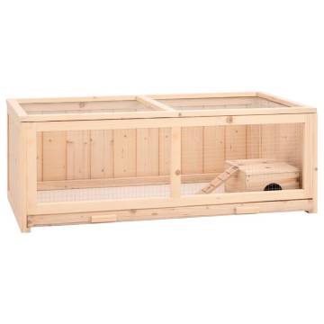 Hamster Cage 104x52x38 cm - Solid Wood Fir for Your Pets