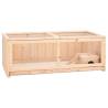 Hamster Cage 104x52x38 cm - Solid Wood Fir for Your Pets