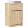 Stylish Sonoma Oak Bedside Cabinets - Set of 2 | HipoMarket UK