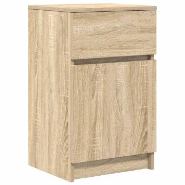 Stylish Sonoma Oak Bedside Cabinets - Set of 2 | HipoMarket UK