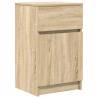 Stylish Sonoma Oak Bedside Cabinets - Set of 2 | HipoMarket UK