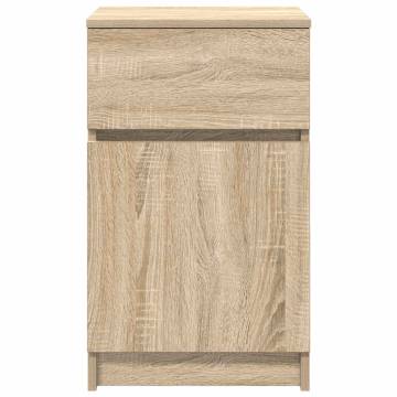 Stylish Sonoma Oak Bedside Cabinets - Set of 2 | HipoMarket UK