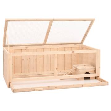 Hamster Cage 104x52x38 cm - Solid Wood Fir for Your Pets