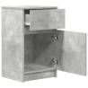 Stylish Bedside Cabinets 2 pcs Concrete Grey | HIPO Market