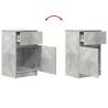 Stylish Bedside Cabinets 2 pcs Concrete Grey | HIPO Market