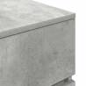 Stylish Bedside Cabinets 2 pcs Concrete Grey | HIPO Market