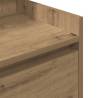 Stylish Artisan Oak Bedside Cabinets with 2 Drawers - Set of 2