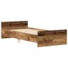 Old Wood Bed Frame 100x200 cm - Durable Engineered Wood