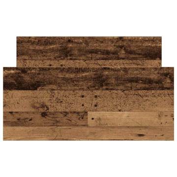 Old Wood Bed Frame 100x200 cm - Durable Engineered Wood