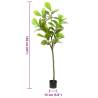 Buy Artificial Ficus Tree 165 cm with 48 Realistic Leaves