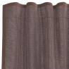 Voile Curtains with Tab Top - 2 pcs Brown | HipoMarket