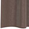 Voile Curtains with Tab Top - 2 pcs Brown | HipoMarket