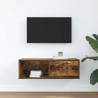 TV Cabinet Smoked Oak - Space-Saving & Durable Design