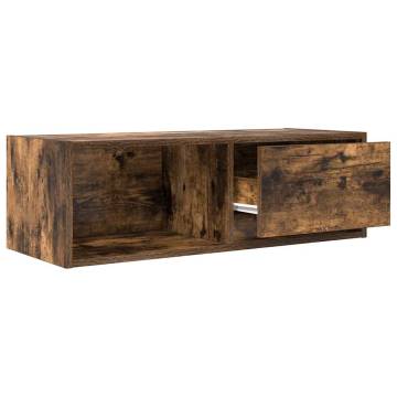 TV Cabinet Smoked Oak - Space-Saving & Durable Design