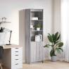  Highboard Grey Sonoma 50x35x180 cm Engineered Wood Colour grey sonoma Quantity in Package 1 Width 50 cm 