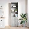 Highboard Grey Sonoma 50x35x180 cm - Stylish Storage Solution