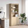  Highboard Sonoma Oak 70x35x180 cm Engineered Wood Colour sonoma oak Quantity in Package 1 Width 70 cm 