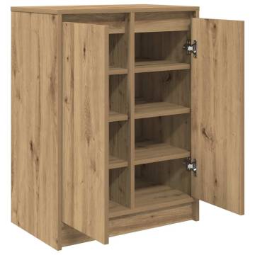 Shoe Cabinet Artisan Oak - Stylish Organiser | HipoMarket