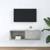 TV Cabinet Concrete Grey | Space-Saving Design | HipoMarket