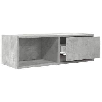 TV Cabinet Concrete Grey | Space-Saving Design | HipoMarket