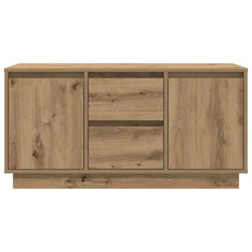 TV Cabinet with LED Lights - Artisan Oak, Stylish & Practical