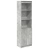 Highboard Concrete Grey 50x35x180 cm | Durable Storage Solution