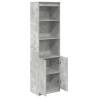 Highboard Concrete Grey 50x35x180 cm | Durable Storage Solution