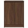 Shoe Cabinet Brown Oak - 57x34x76 cm Engineered Wood